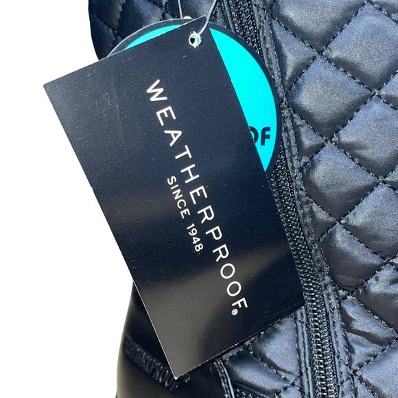 Weatherproof Women’s Black Quilted Waterproof Thermolite Winter Boots Size 7M - Picture 10 of 12
